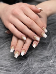 Luxury manicure display at Sun Nails Täby